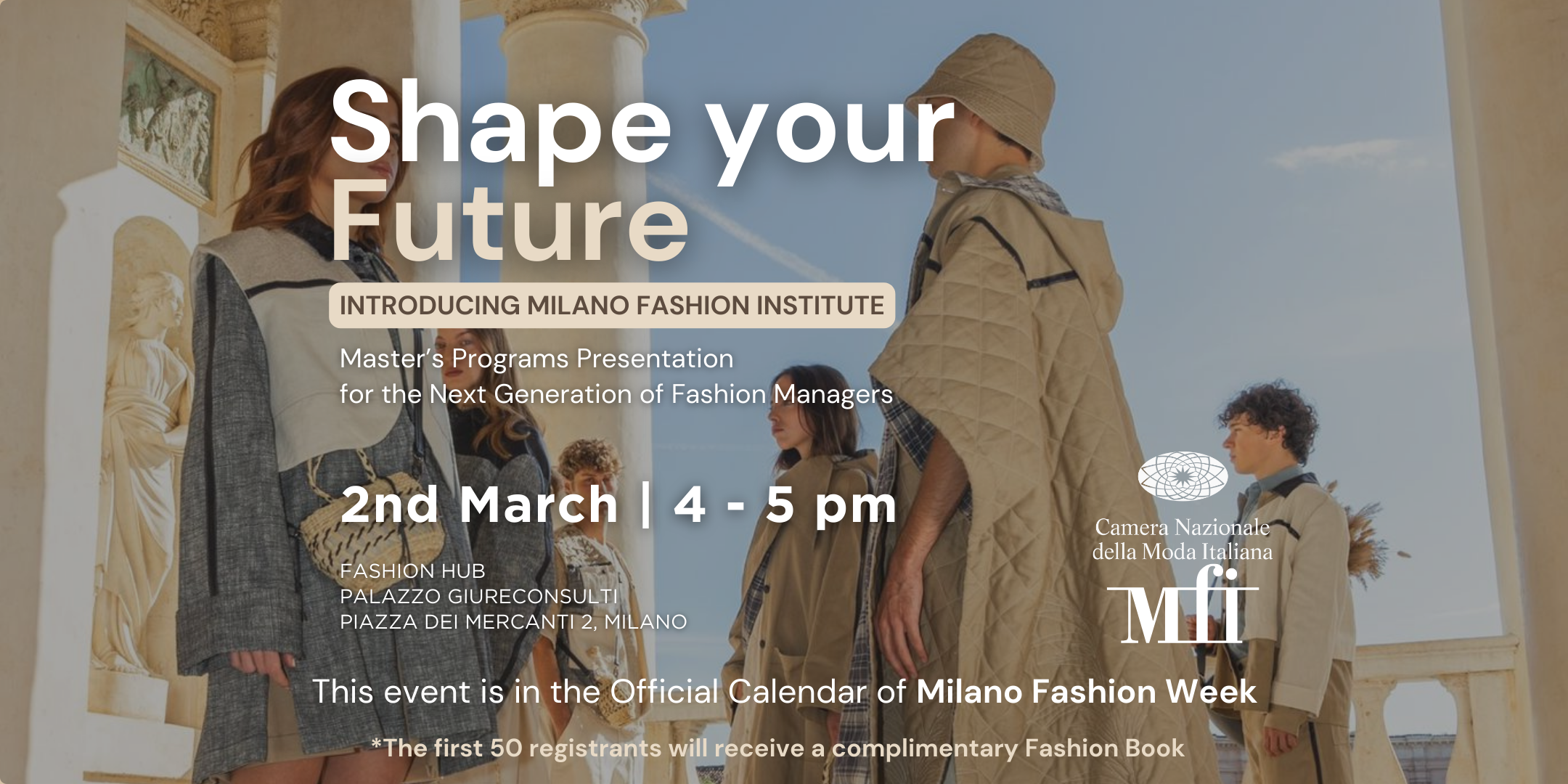 SHAPE YOUR FUTURE: MASTER'S PROGRAMS PRESENTATION